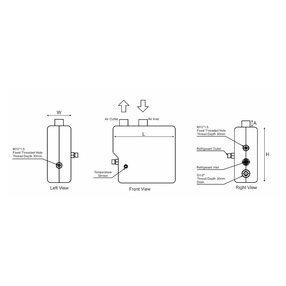 3 In 1 Aluminum Heat Exchanger