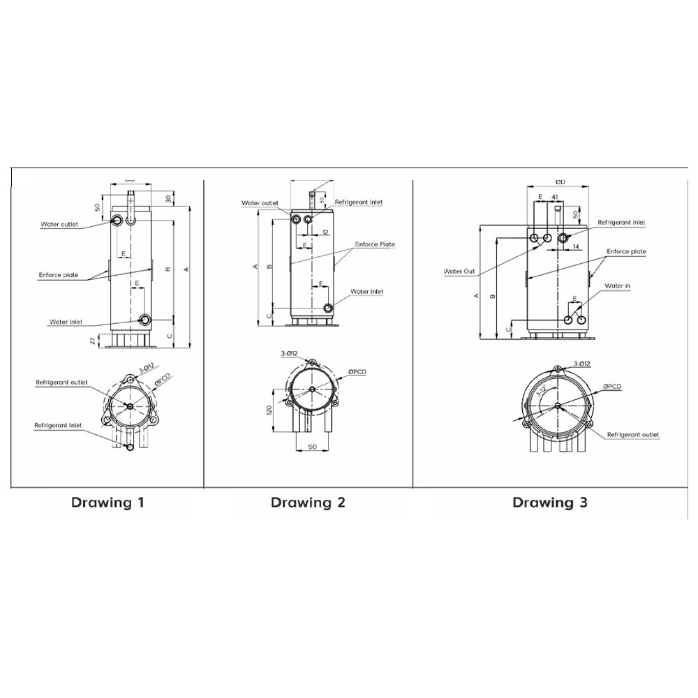 Coil-in-Shell Heat Exchangers (Without & With Receiver)